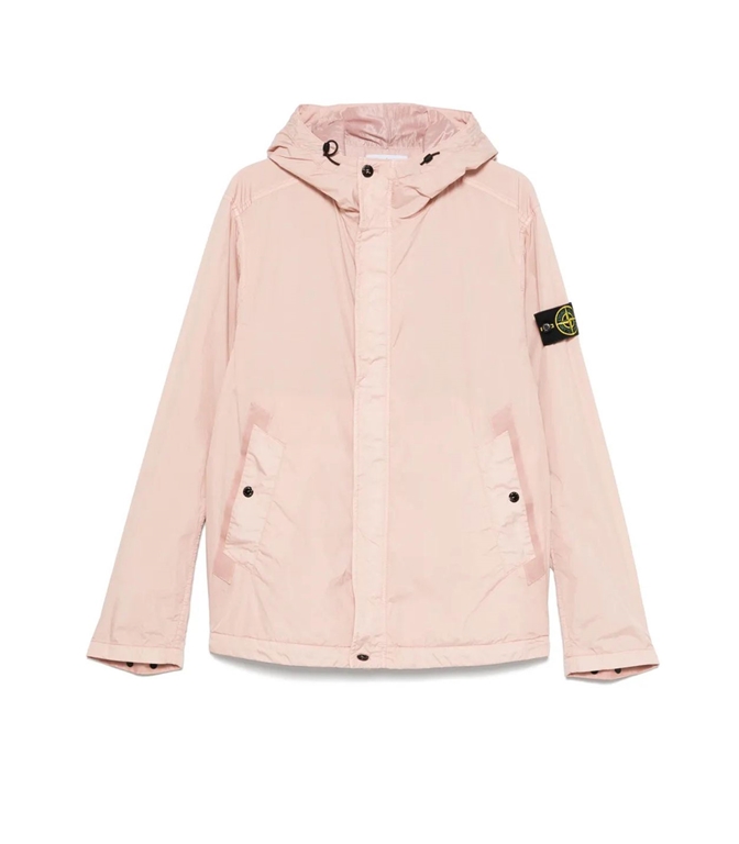 4100092-S0A23 CRINKLED JACKET ANTIQUE ROSE Stone Island - Jackets